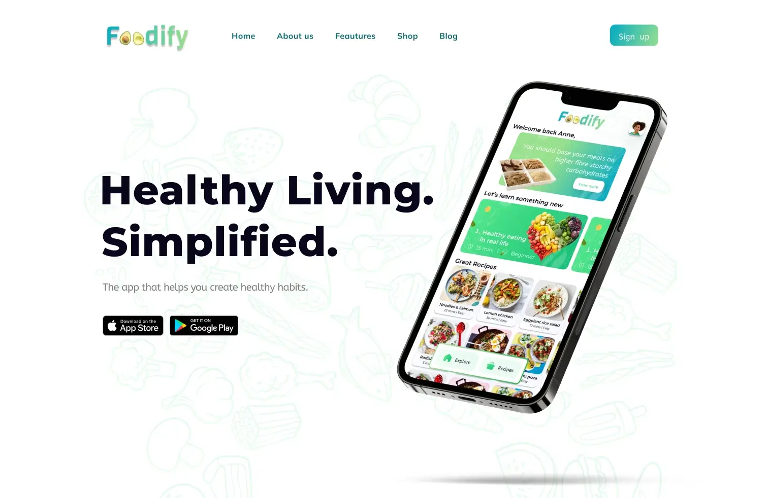 Foodify web